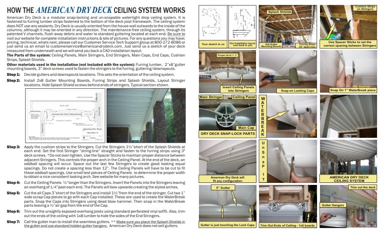 BROCHURE- THE PREMIER WATERTIGHT DECK CEILING SYSTEM
